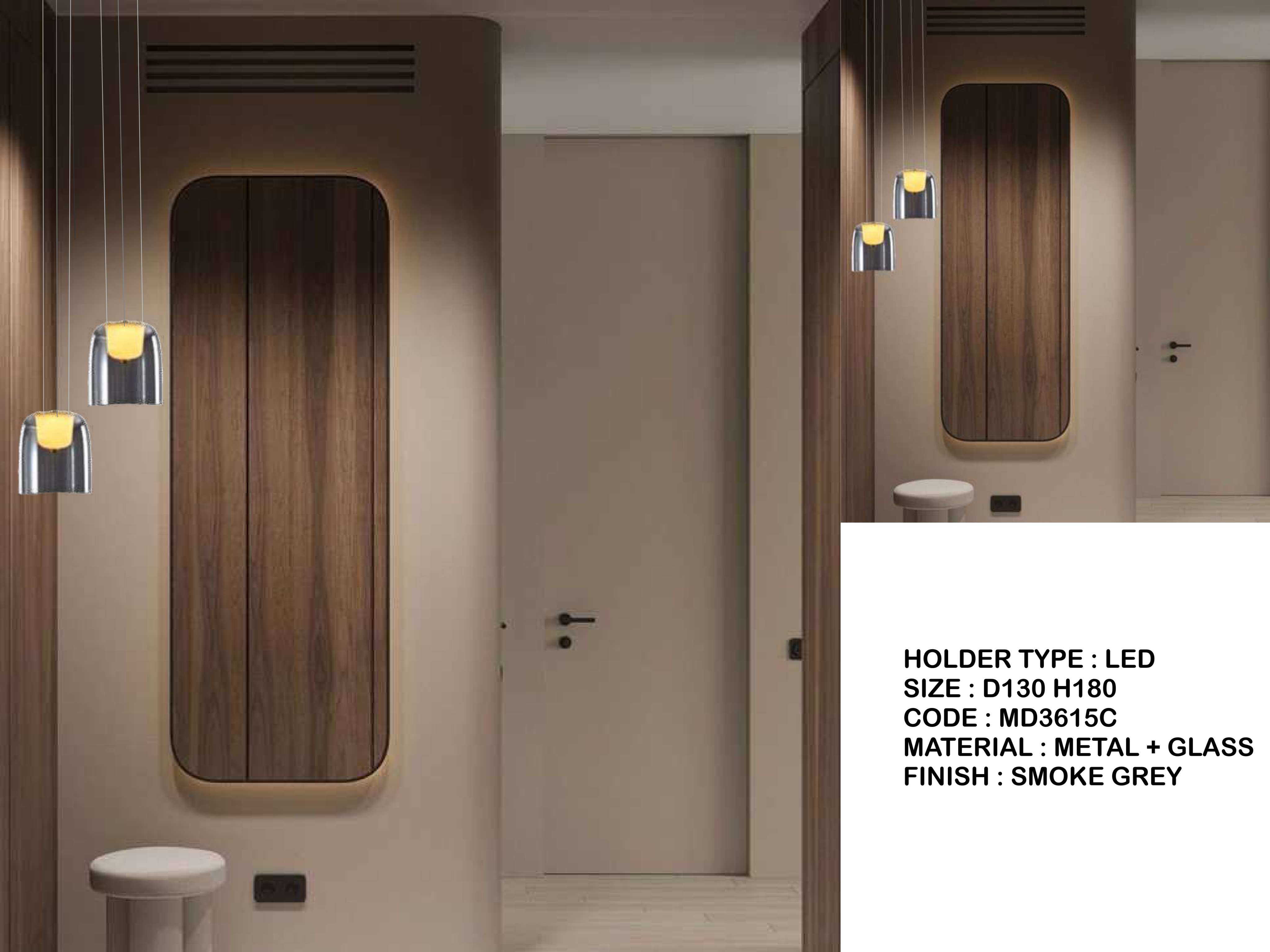 Beyond Lights - Smoke Glass Lamp- LCHL